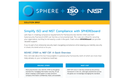 Simplify ISO and NIST Compliance with SPHEREboard